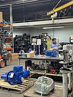 Technician working on a Limitorque Actuator