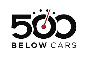 500 Below Cars logo