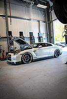 We work on all makes & models! This is a Nissan GTR with a 1,000 horsepower kit.