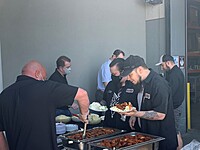 Salt Lake Employees celebrate a great month with great food.