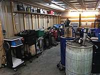 Organized & LABELED equipment room helps prevent equipment being misplaced and cluttered. 