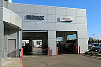Service drive entrance