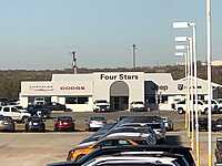 Four Stars CDJR across the street from Four Stars Chevrolet Buick outside Wichita Falls in Henrietta 
