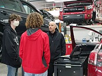 We invite students into our shops to job shadow.  Our technicians enjoy the time sharing experiences.