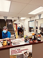 Front counter parts department.