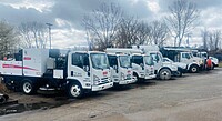 Equipment line-up for our rental fleet and used equipment.  Elgin, Vactor, and TRUVAC equipment.