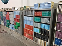Commercial Fleet Service Center Library with Service Manuals & Reference Materials Dating Back to the Early 1960's