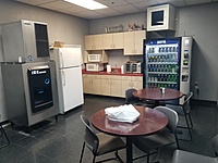 Commercial Fleet Service Center Technician Breakroom.