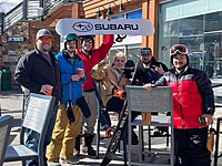 General Manager, Justin Radlick, and team members attend the Subaru Winterfest in Copper Colorado!