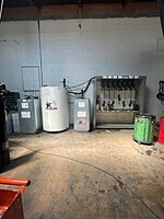 All of our fluid, oil, and grease tanks.