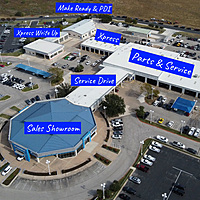 Ariel view of the Dealership and all Departments. 