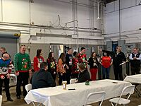 Holiday Party to include ugliest sweater contest!  Thanking to all of our Service Associates!