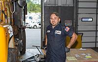 A technician loving his job at ATG Shrewsbury!