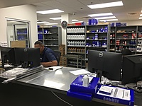 Technician parts counter