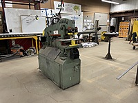 Metal Mill and Shop Supply area with Iron Worker, Chop Saw and Band Saw